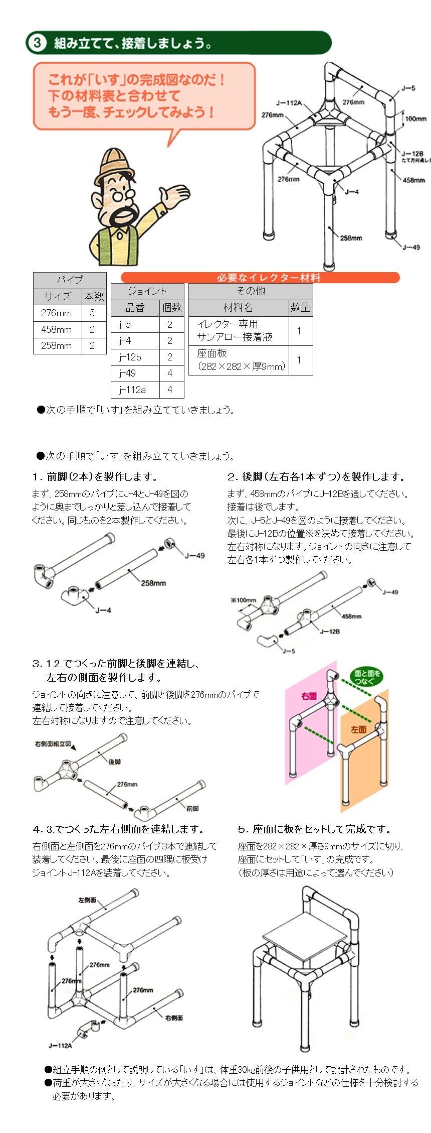 組立と接着